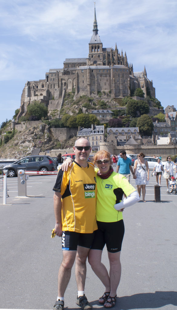 neil and margie at mont st michel, 2011