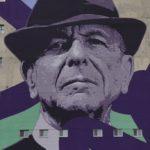 Leonard Cohen mural in The Plateau