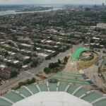 Monteral from the tower at Olympic Park