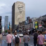 Leonard Cohen mural, Rue Cresecent