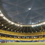 Kevlar roof on Olympic Stadium