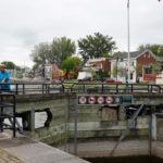 First lock on the canal