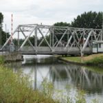 A closed canal bridge