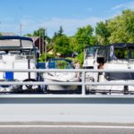 Saturday morning peak hour at the Merrickvilla Lock