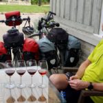 Wine flight at Peninsula Ridge Estates