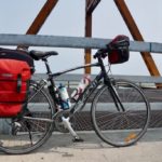 On a birdge over the sandbar near Burlington