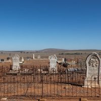 The desolate Black Springs cemetery