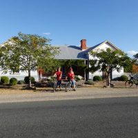 Outside Clarissa and Duncan’s former place in Glenorchy