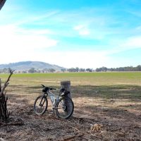 Lexie and the Mt Hooghly range
