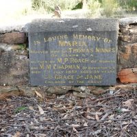 Final resting place of Maria, Grace and Jane Ninnes, Maiden Gully