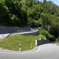 Switchbacks, on the way down from Versam
