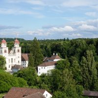 The beautiful Kloster building at Rehinau