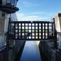Niffer lock, but no river boats in sight!