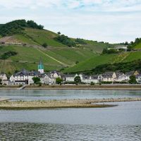 Assmannshausen, a town on the right bank of the Rhine